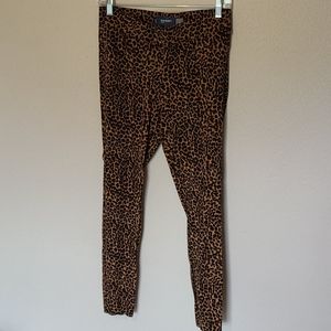 Old Navy Stevie Leopard Ponte-Knit pants